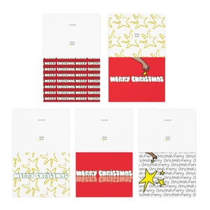 Bubble Christmas Cards (5-Pack)