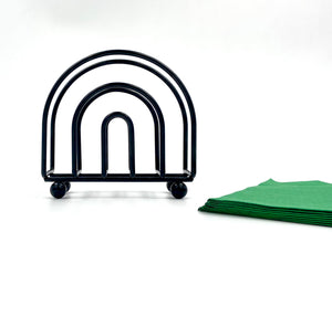 black arches napkin holder