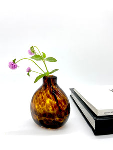 tortoiseshell bud vase