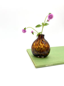 tortoiseshell bud vase