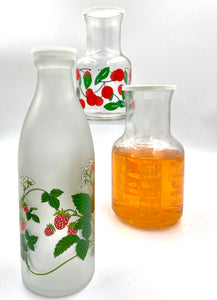 Fruit and Daisy Chain carafes