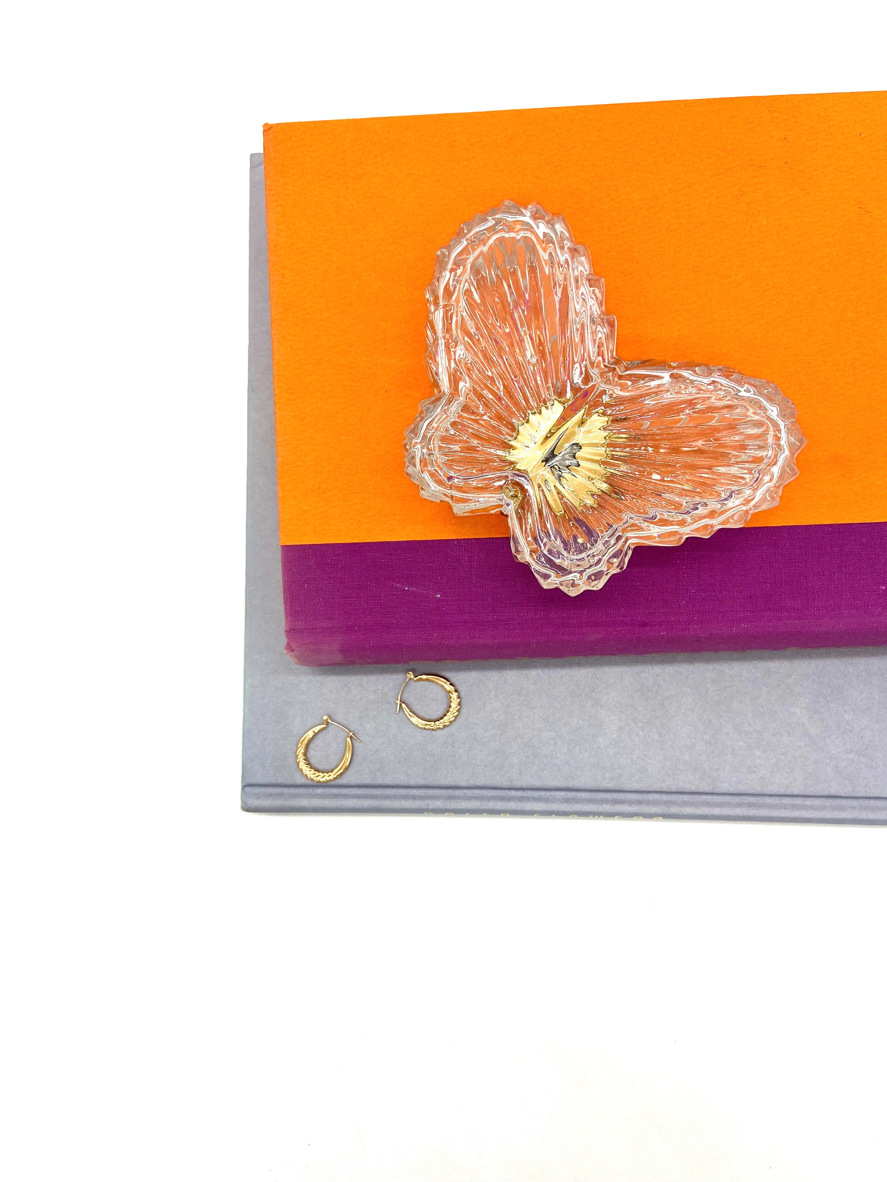 Crystal Butterfly Trinket Box